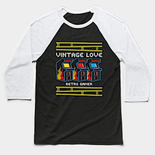 Vintage Love / Retro Gamer / Retro games / Vintage Design Baseball T-Shirt